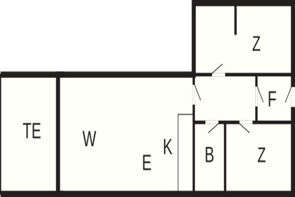 Foto van 6 persoons vakantieparkhuis in Glesborg - Vakantiehuis in Glesborg - FloorPlan