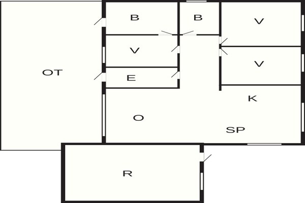 Foto van 6 Personen vakantie huis in Storvorde - Vakantiehuis in Storvorde - FloorPlan