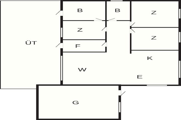 Foto van 6 Personen vakantie huis in Storvorde - Vakantiehuis in Storvorde - FloorPlan
