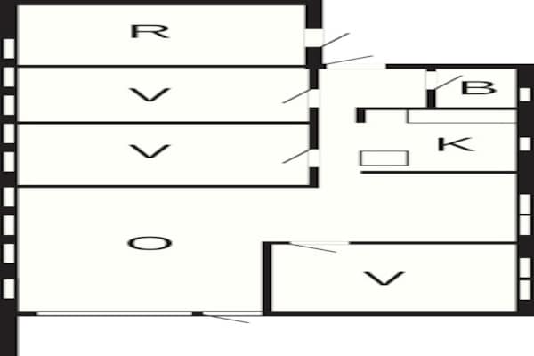 Foto van Rustig strandverblijf -- By Traum Ferienwohnungen - Vakantiehuis in Skagen - FloorPlan