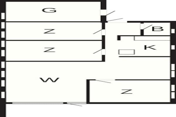 Foto van Rustig strandverblijf -- By Traum Ferienwohnungen - Vakantiehuis in Skagen - FloorPlan
