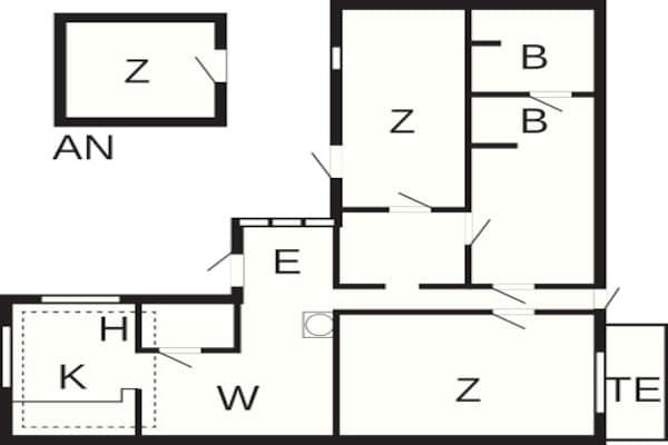 Foto van 7 persoons vakantie huis in Kolind-By Traum - Vakantiehuis in Kolind - FloorPlan