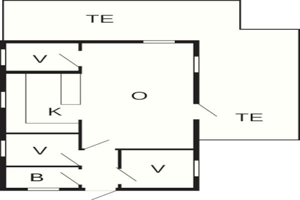 Foto van Gezellig toevluchtsoord in Arrild -- By Traum Ferienwohnungen - FloorPlan