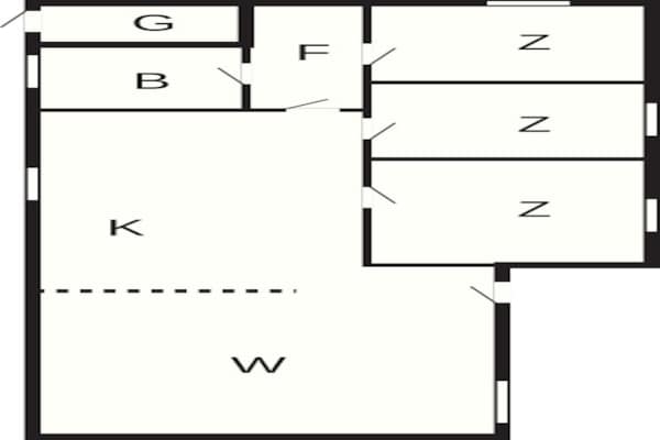 Foto van 6 persoons vakantie huis in Toftlund-By Traum - Vakantiehuis in Toftlund - FloorPlan
