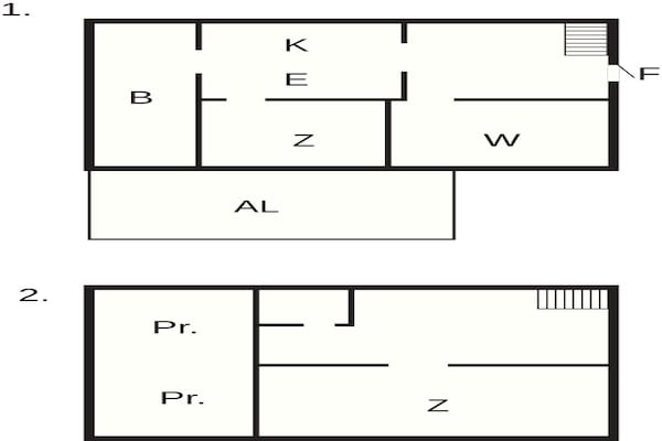 Foto van Vakantiehuis in Ruda met terras - Vakantiehuis in Ruda - FloorPlan
