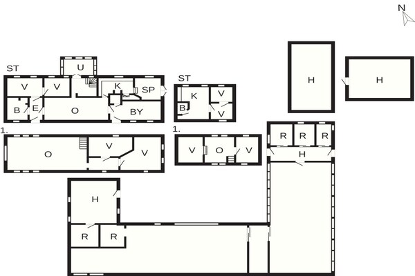 Foto van 4 sterren vakantie huis in Hornsyld - Vakantiehuis in Hornsyld - FloorPlan