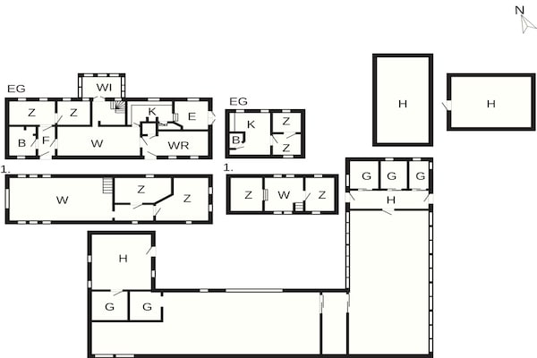 Foto van 4 sterren vakantie huis in Hornsyld - Vakantiehuis in Hornsyld - FloorPlan