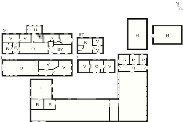 Foto van 4 sterren vakantie huis in Hornsyld - Vakantiehuis in Hornsyld - FloorPlan