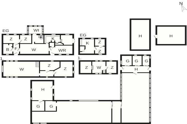 Foto van 4 sterren vakantie huis in Hornsyld - Vakantiehuis in Hornsyld - FloorPlan