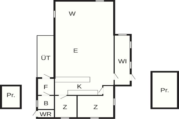 Foto van 6 Personen vakantie huis in Dannemare - Vakantiehuis in Dannemare - FloorPlan