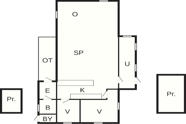 Foto van 6 Personen vakantie huis in Dannemare - Vakantiehuis in Dannemare - FloorPlan