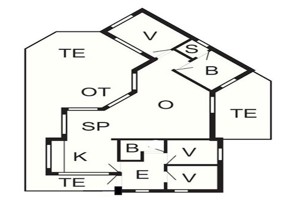 Foto van 5 sterren vakantie huis in Hejls - Vakantiehuis in Hejls - FloorPlan