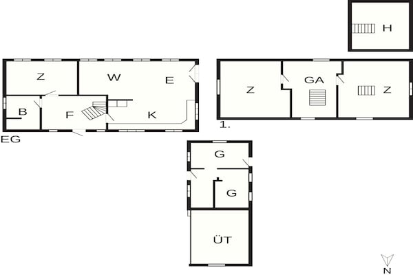 Foto van 5 sterren vakantie huis in Løkken - Vakantiehuis in Ålbæk - FloorPlan