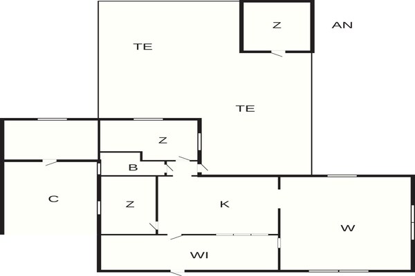 Foto van Gezinsvakantiehuis aan zee - Vakantiehuis in MELLBYSTRAND - FloorPlan