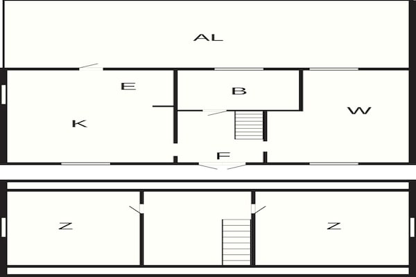 Foto van 4 sterren vakantie huis in HALTORP - Vakantiehuis in HALTORP - FloorPlan
