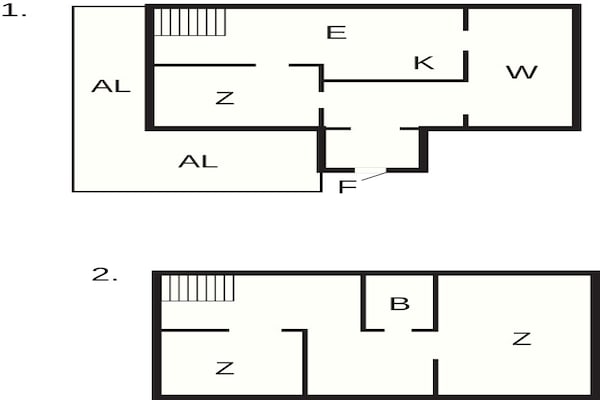Foto van Afgelegen huis met tuin en meren - Vakantiehuis in Kristdala - FloorPlan