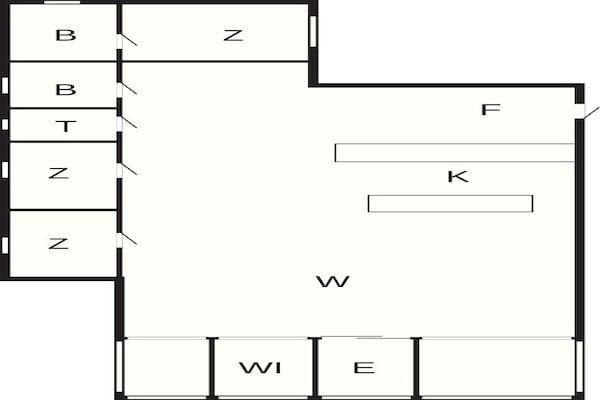 Foto van 4 sterren vakantie huis in - Vakantiehuis in Store Fuglede - FloorPlan