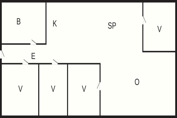Foto van 8 Personen vakantie huis in Otterup - Vakantiehuis in Otterup - FloorPlan