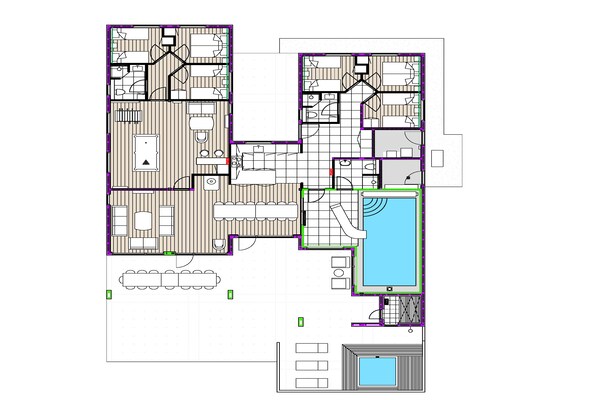 Foto van 5 sterren vakantie huis in Nørre Nebel - Vakantiehuis in Nørre Nebel - FloorPlan