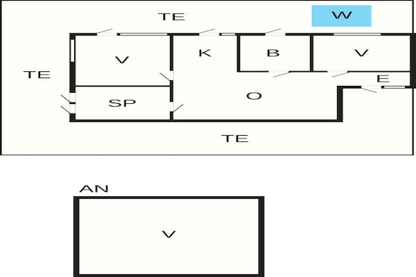 Foto van 5 sterren vakantie huis in Skummeslövsstrand - Vakantiehuis in Skummeslövsstrand - FloorPlan