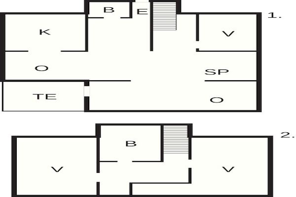 Foto van 6 Personen vakantie huis in Lillehammer - Vakantiehuis in Lillehammer - FloorPlan