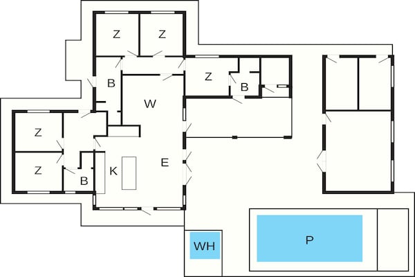 Foto van 5 sterren vakantie huis in Løkken - Vakantiehuis in Løkken - FloorPlan