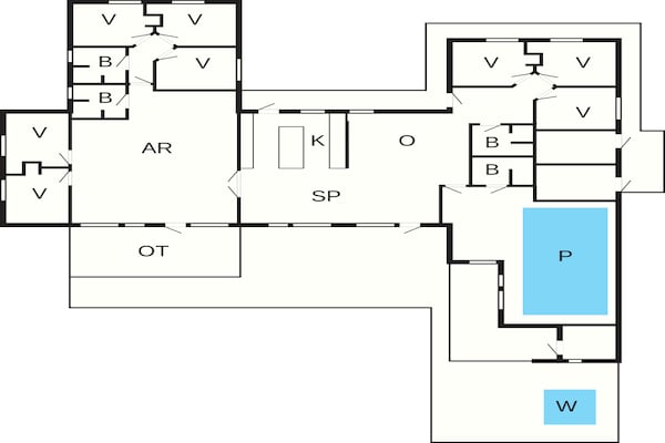Foto van 5 sterren vakantie huis in Bogense - Vakantiehuis in Bogense - FloorPlan