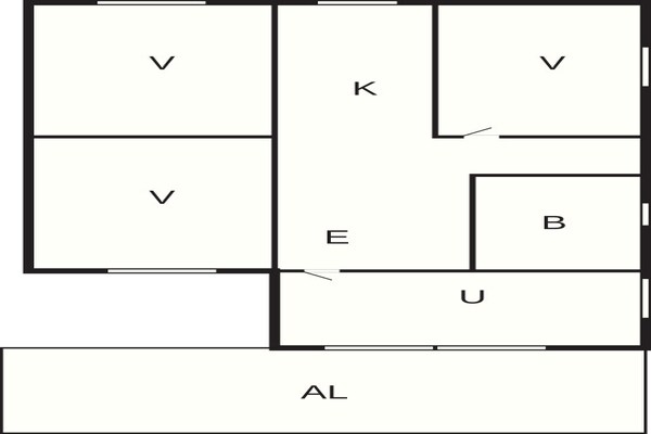 Foto van 4 sterren vakantie huis in MYGGENäS - Vakantiehuis in MYGGENäS - FloorPlan