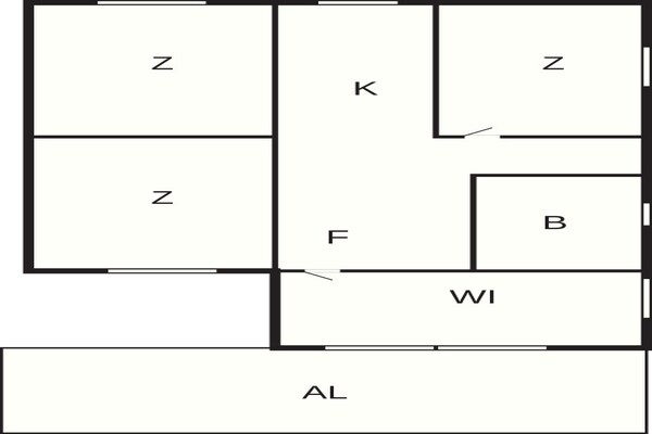 Foto van 4 sterren vakantie huis in MYGGENäS - Vakantiehuis in MYGGENäS - FloorPlan
