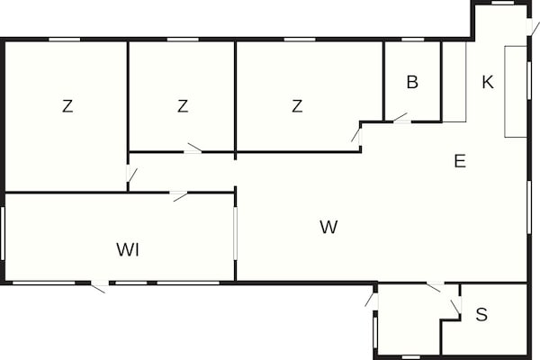 Foto van 6 Personen vakantie huis in Ansager - Vakantiehuis in Ansager - FloorPlan