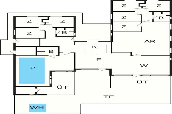 Foto van 5 sterren vakantie huis in Bogense - Vakantiehuis in Bogense - FloorPlan