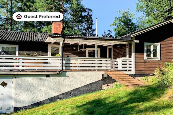 Foto van Zomerverblijf bij het meer in Sormland - Vakantiehuis in Ärla - Outdoor