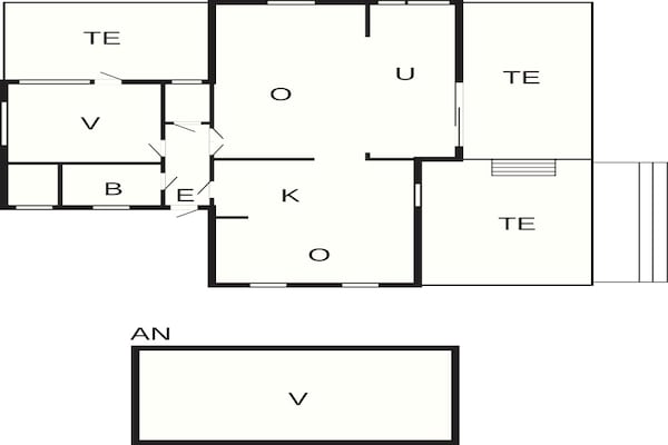 Foto van 6 Personen vakantie huis in HJÄRNARP - Vakantiehuis in HJÄRNARP - FloorPlan