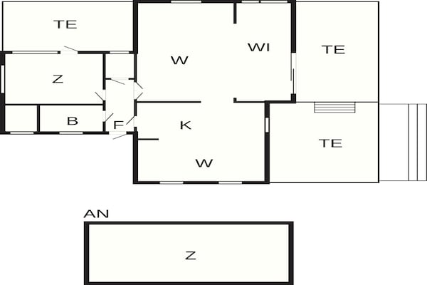 Foto van 6 Personen vakantie huis in HJÄRNARP - Vakantiehuis in HJÄRNARP - FloorPlan