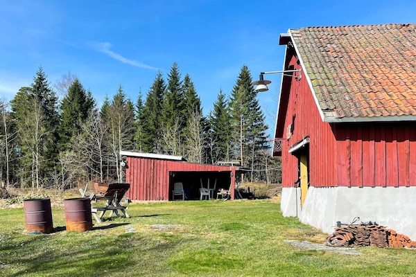 Foto van Rustig rood huis in het schilderachtige Dalsland - Vakantiehuis in mellerud - Outdoor