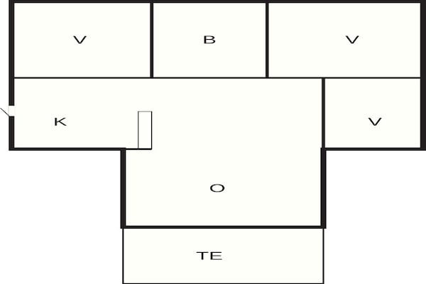 Foto van 7 Personen vakantie huis in Ebeltoft - Vakantiehuis in Ebeltoft - FloorPlan