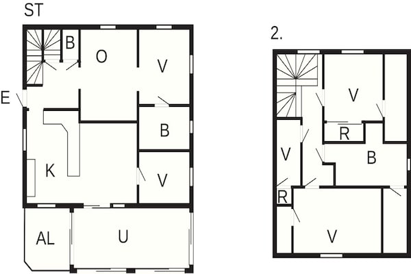 Foto van Gezellig appartement met 2 slaapkamers in de Alpen - FloorPlan