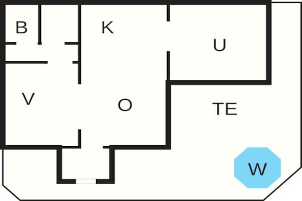 Foto van 7 Personen vakantie huis in Hestra - Vakantiehuis in Hestra - FloorPlan