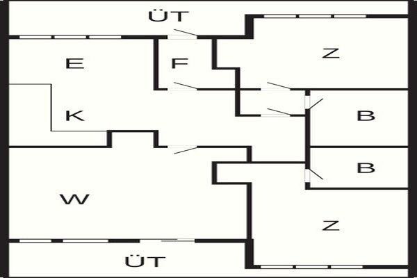 Foto van 6 persoons vakantieparkhuis in Sæby - Vakantiehuis in Sæby - FloorPlan