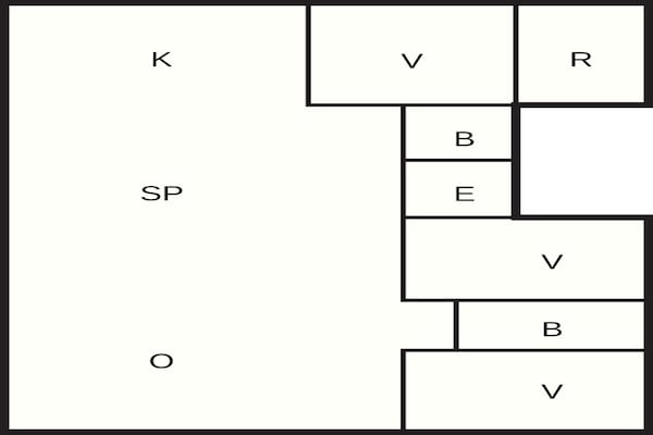 Foto van 4 sterren vakantie huis in Løkken - Vakantiehuis in Løkken - FloorPlan