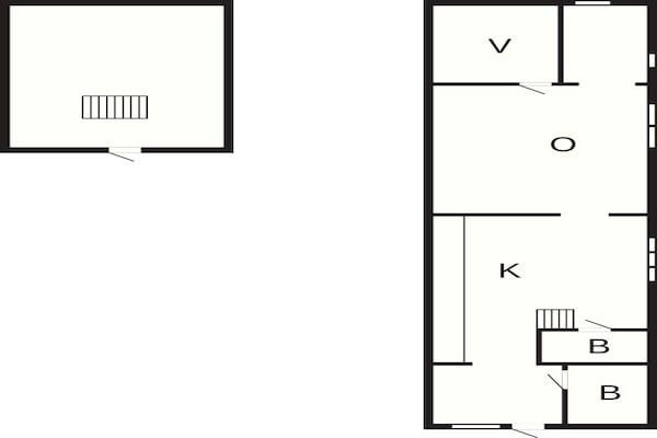 Foto van 6 Personen vakantie huis in Hestra - Vakantiehuis in Bredaryd - FloorPlan