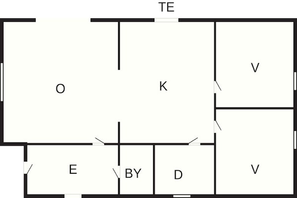 Foto van 8 Personen vakantie huis in Ålen - Vakantiehuis in Ålen - FloorPlan
