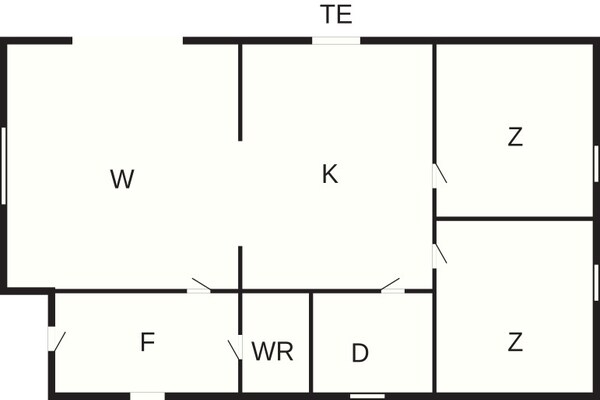 Foto van 8 Personen vakantie huis in Ålen - Vakantiehuis in Ålen - FloorPlan