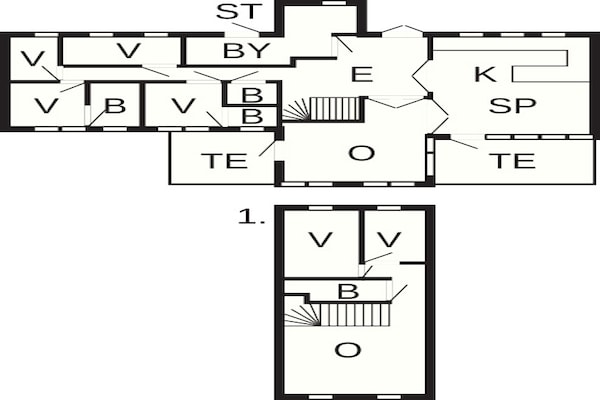 Foto van 12 persoons vakantie huis in Fåvang - Vakantiehuis in Fåvang - FloorPlan
