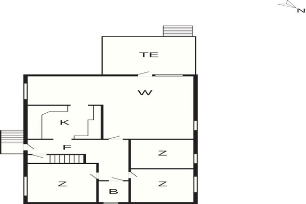 Foto van 6 Personen vakantie huis in Borre - Vakantiehuis in Borre - FloorPlan