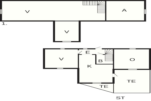 Foto van 6 Personen vakantie huis in VESSIGEBRO - Vakantiehuis in VESSIGEBRO - FloorPlan