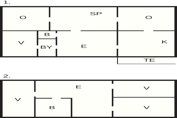 Foto van 8 Personen vakantie huis in LARVIG - Vakantiehuis in LARVIG - FloorPlan