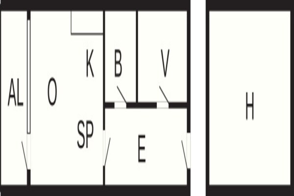 Foto van 6 persoons vakantieparkhuis in Ringkøbing - Vakantiehuis in Ringkøbing - FloorPlan
