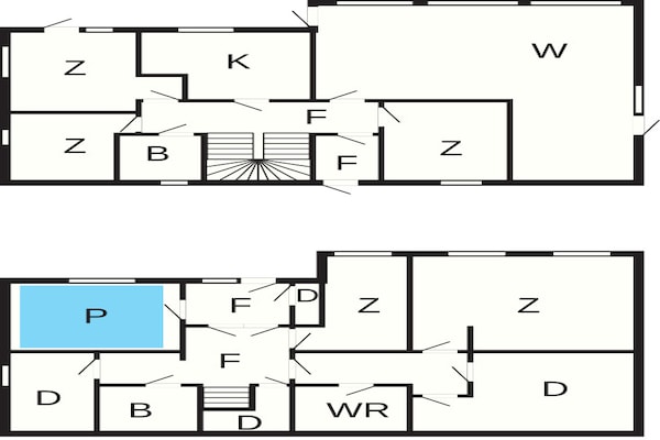 Foto van 8 Personen vakantie huis in Stavang - Vakantiehuis in Stavang - FloorPlan
