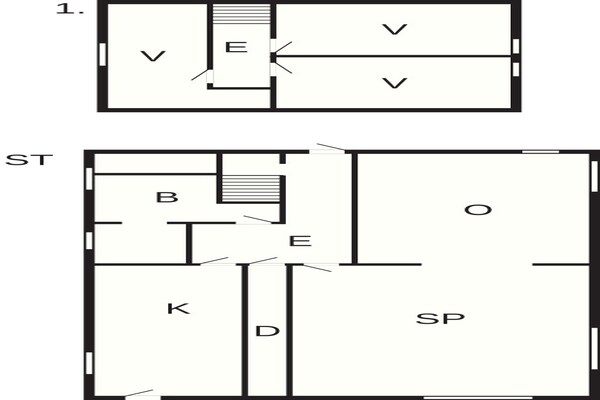Foto van 7 Personen vakantie huis in Asnæs - Vakantiehuis in Asnæs - FloorPlan